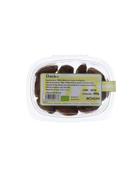 Datiles Sin Hueso 200 Gramos Eco Bionsan
