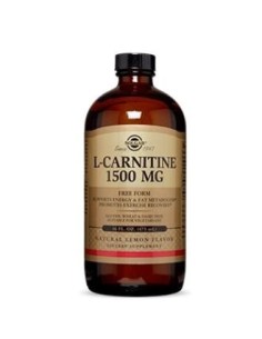 L-carnitina Líquida 1500 mg  473 ml Solgar 2