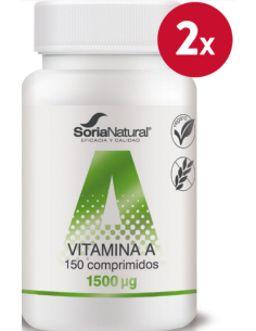 Pacote de 2 pcs Vitamina A Liberação Sustentada 250Mg 15
