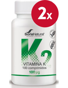 Pacote de 2 pcs Vitamina K Liberação Sustentada 250Mg 10