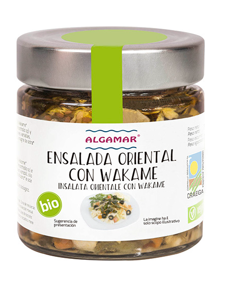Ensalada Oriental Con Wakame Bio 180 G Algamar