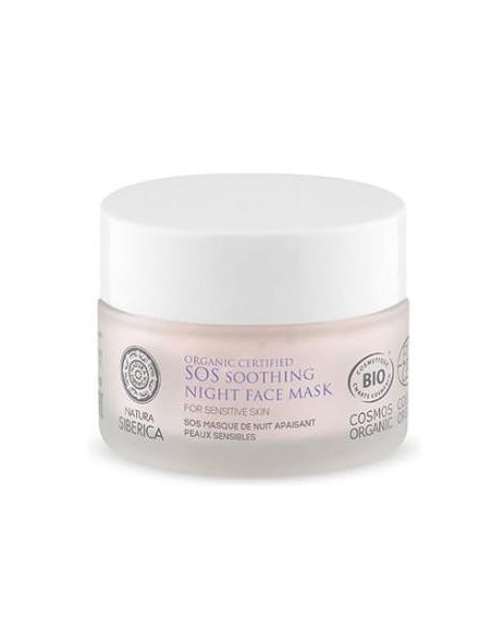 Mascarilla Facial Sos Noche Piel Sensible 50 Mililitros Natura Siberica