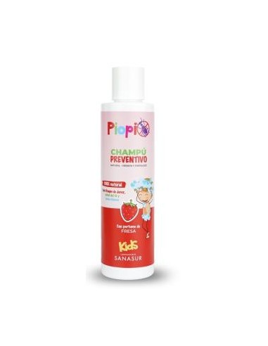 Champú Piopio Prevent Piojos Fresa 200ml Sanasur eficaz