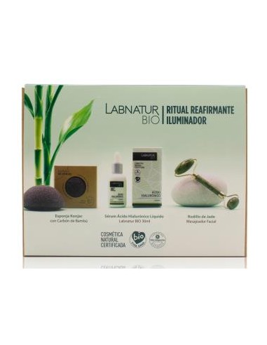 Pack Reafirmante Iluminador Esponja+Serum+Masaje Labnatur Bio