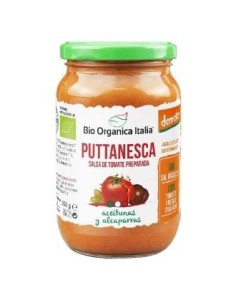 Salsa De Tomate Puttanesca 325 Mililitros Demeter Bio Organica Italia
