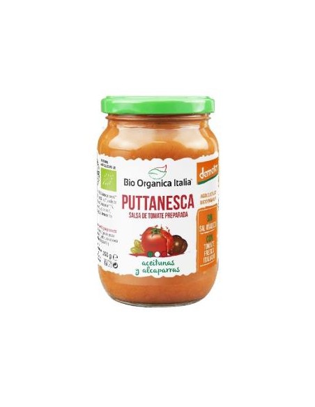 Salsa Puttanesca Bio Orgánica Italia 325ml - Demeter
