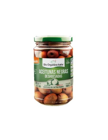 Aceituna Negra Deshuesada 280 Gramos Demeter Bio Organica Italia