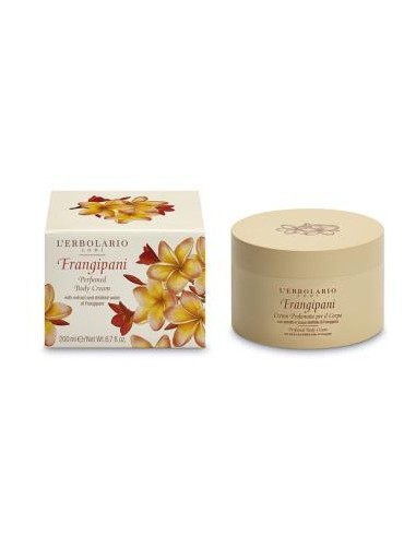 Frangipani Crema Perfumada Corporal 200 Mililitros L´Erbolario