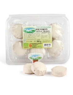 Polvorones Bio de Trigo con Chocolate Blanco Belsi 350g
