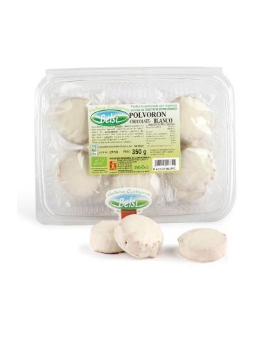 Polvorones De Chocolate Blanca 350 Gramos Bio** Belsi