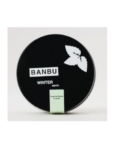 Winter Dentifrico Menta Polvo 60 Gramos Eco Vegan Banbu
