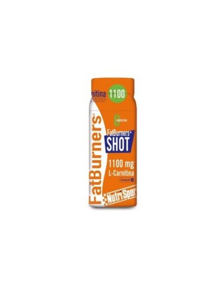 L-Carnitina Fat Burners Shot Nutrisport 20 Unid. Energía