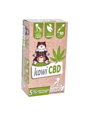Kowi CBD 5% para Perros y Gatos 10ml  Kowi Nature Vet