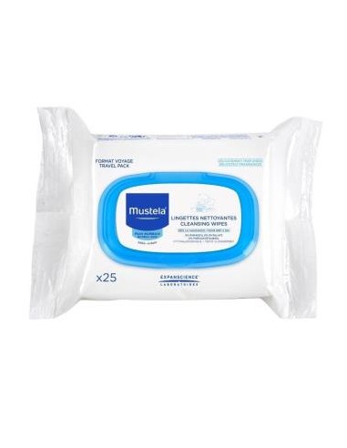 Toallitas Limpiadoras Bebe-Niño 25Uds. Mustela