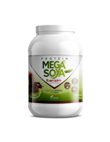 Protein Mega Soya Proteina De Soja Chocolate 1Kg. de Plantapol
