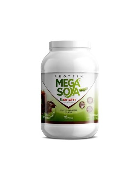 Protein Mega Soya Proteina De Soja Chocolate 1Kg. de Plantapol