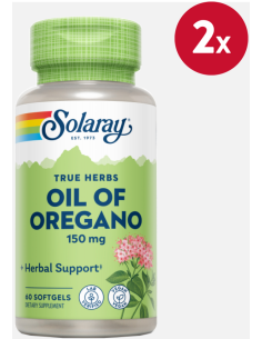 Pack de 2 uds Oil Oregan 150Mg. 60Perlas de Solaray