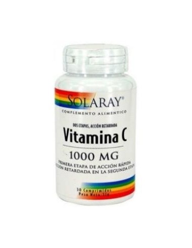 Small Vit.C 1000 Mg  30 Comprimidos Accion Retardada Solaray