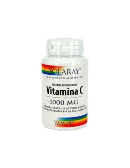 Small Vit.C 1000 Mg  30 Comprimidos Accion Retardada Solaray