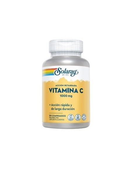 Small Vit.C 1000 Mg  30 Comprimidos Accion Retardada Solaray