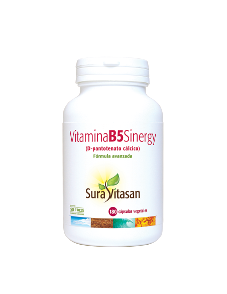 Pack 2 uds Vitamina B5 Sinergy 180 comprimidos de Sura Vitasan
