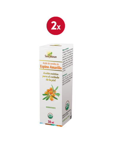 Pack de 2 uds Aceite Semillas De Espino Amarillo Bio 30Ml. de Sura Vitasan