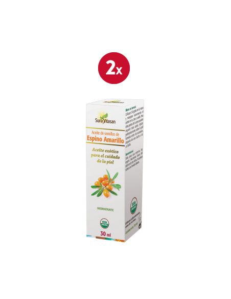 Pack de 2 uds Aceite Semillas De Espino Amarillo Bio 30Ml. de Sura Vitasan