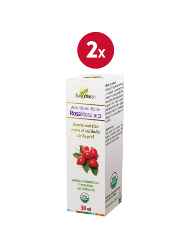 Pack de 2 uds Aceite Semillas De Rosa Mosqueta Bio 30Ml. de Sura Vitasan