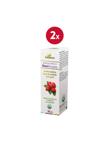 Pack de 2 uds Aceite Semillas De Rosa Mosqueta Bio 30Ml. de Sura Vitasan