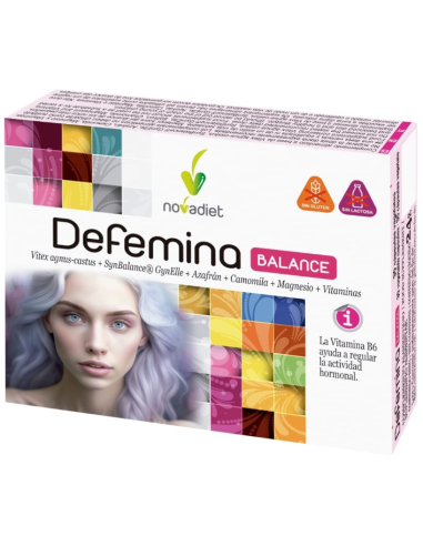 Defemina Balance 30 cápsulas vegetales Novadiet  Bienestar natural