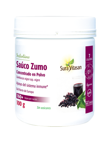 Pack de 2 uds Sauco Zumo Concentrado En Polvo 100Gr. de Sura Vitasan