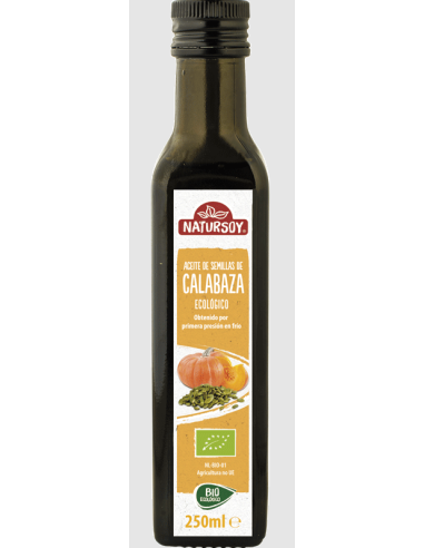 Aceite de semillas de Calabaza 250 ml Natursoy