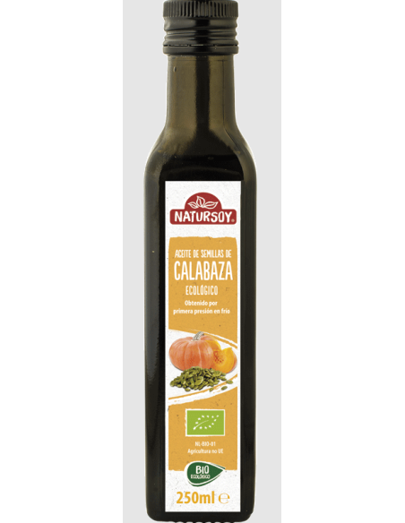 Aceite de Semillas de Calabaza Natursoy 250 ml  Puro y Natural