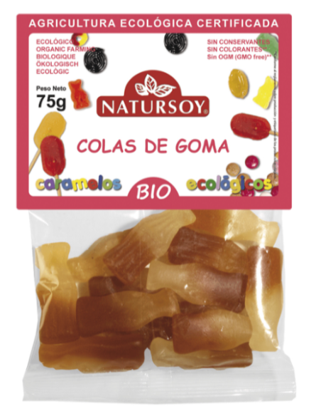 Colas de Goma Natursoy 75 g – Calidad y Versatilidad Garantizadas