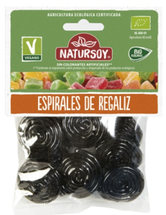 Regaliz Espiral Natursoy 75 g – Dulzura Natural y Saludable