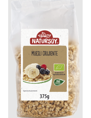Muesli crujiente 375 g Natursoy