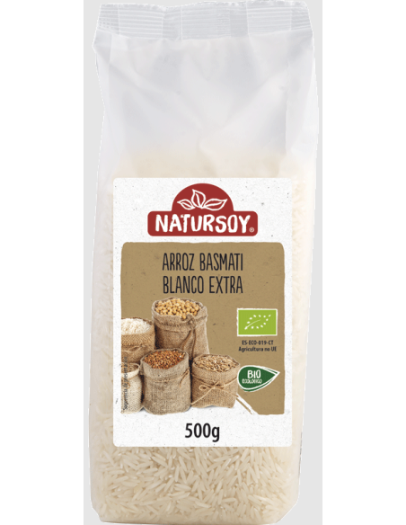Arroz basmati blanco 500 g Natursoy