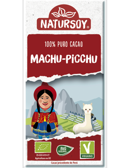 Super Chocolate Machu Pichu 100% Puro Cacao Bio de Natursoy