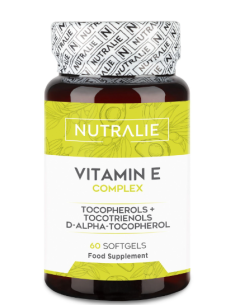Vitamina E Complex 60 Softgels Nutralie – Antioxidante Natural