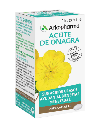 Aceite De Onagra 200 Arkocapsulas Arkopharma