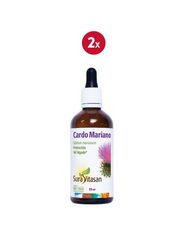 Pack de 2 uds Cardo Mariano 95Ml. de Sura Vitasan