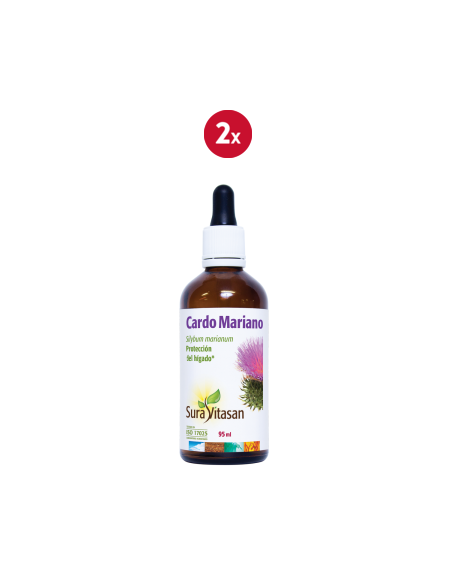 Pack de 2 uds Cardo Mariano 95Ml. de Sura Vitasan