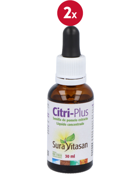 Pack de 2 uds Citri-Plus Liquido Concentrado 30Ml de Sura Vitasan
