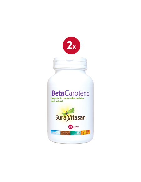 Pack de 2 uds Betacaroteno 90Perlas de Sura Vitasan