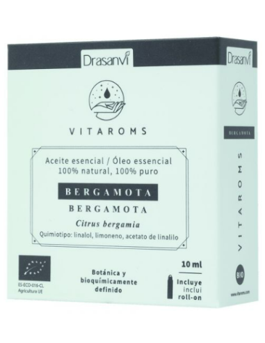 Aceite Esencial Bergamota Bio 10Ml Vitaroms Drasanvi