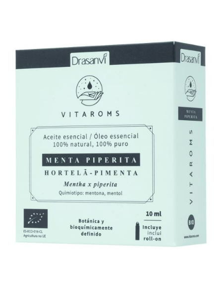 Aceite Esencial Menta Piperita Bio 10Ml Vitaroms Drasanvi