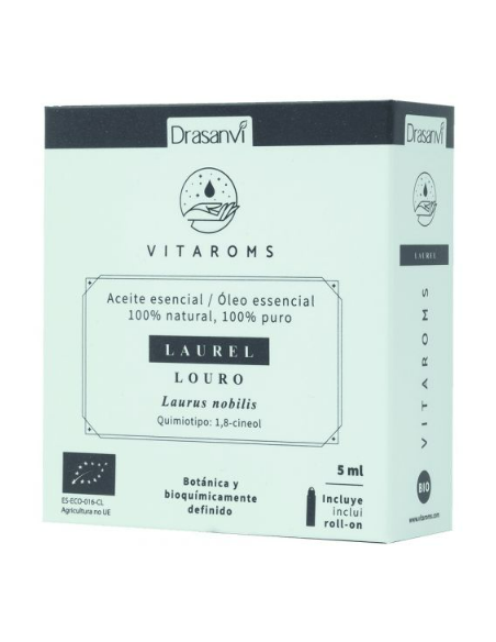 Aceite Esencial Laurel Bio 5Ml Vitaroms Drasanvi