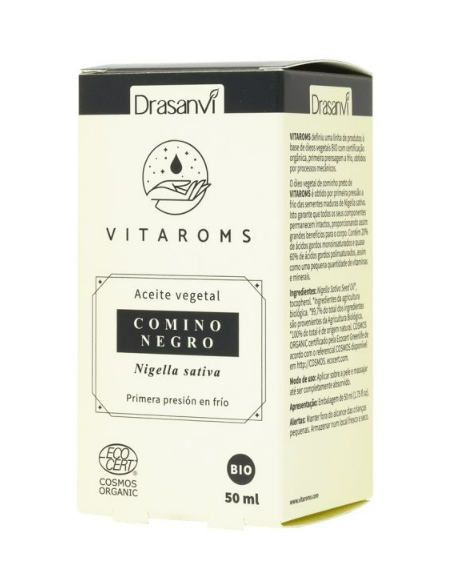 Av Comino Negro (Primera Presion Frio) 50Ml Cosm Org Vitaroms Drasanvi