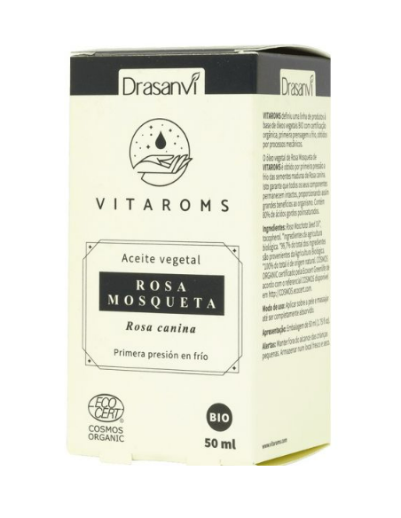 Aceite Rosa Mosqueta 50ml Orgánico Vitaroms Drasanvi