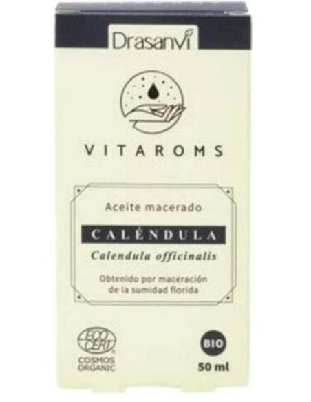 Aceite Vegetal Macerado Calendula Bio 50Ml Ecocert Vitaroms Drasanvi